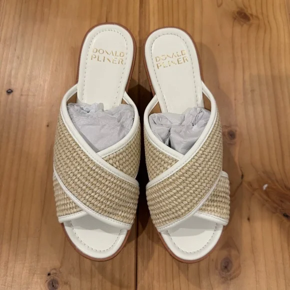 Donald J. Pliner Women's Wicker Wedges - Picture 2 of 7